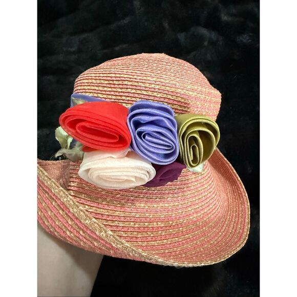 Eric Javits New York Multicolor Straw Squishee Sun Hat Packable main image 3